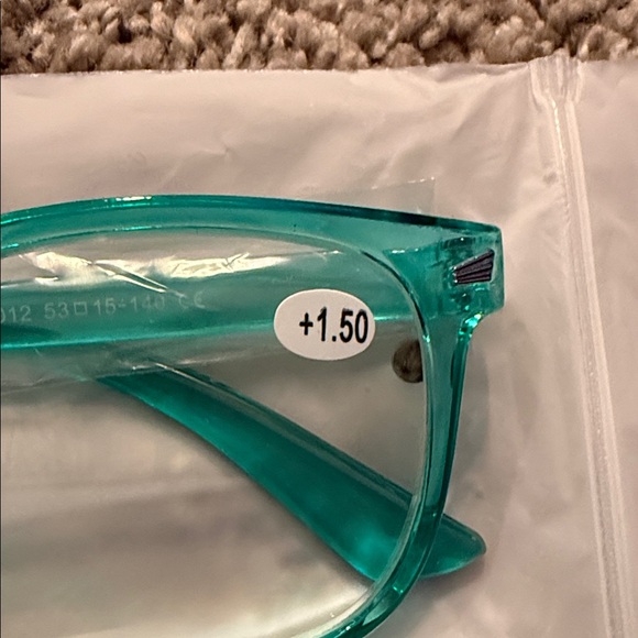 5 pair Glasses Pack in Teal, Black, Tortoise, and Clear Readers +1.50 - Picture 2 of 5